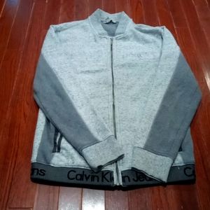 Women's size small Calvin Klein jeans sweater-jacket